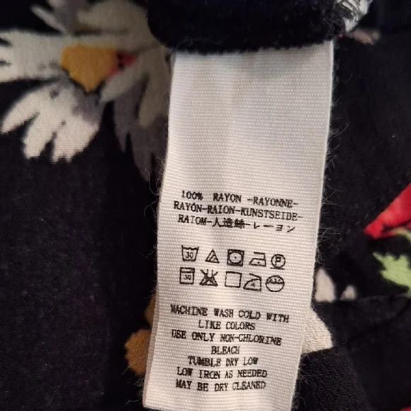 Free People Multicolor Floral and Striped Mini Dress. NWOT Size 2 - Picture 11 of 11